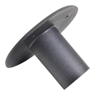 Speaker Top Hat 35mm Hole 118mm Diameter Plastic Construction